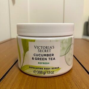 NEW Victoria's Secret Cucumber & Green Tea Refresh Exfoliating Body Scrub 13 oz